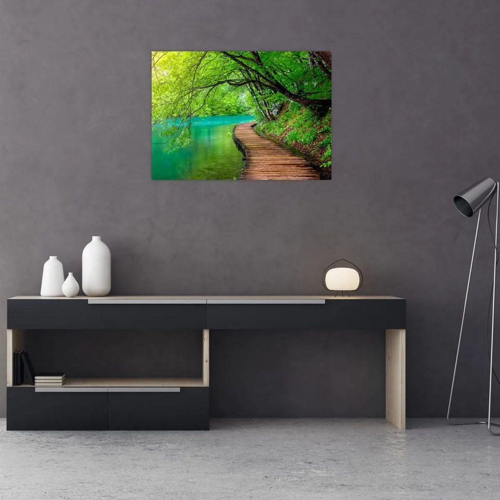 Tablou - Lacurile Plitvice (70x50 cm)