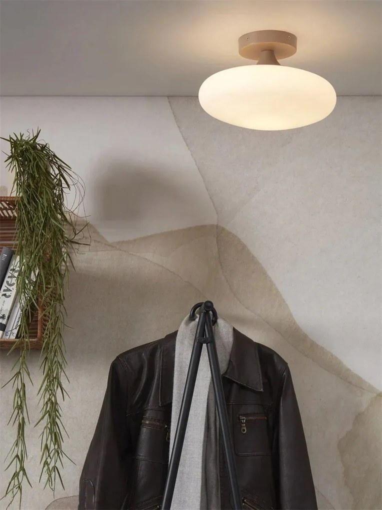 Plafoniera decorativa Sapporo S sand/alb