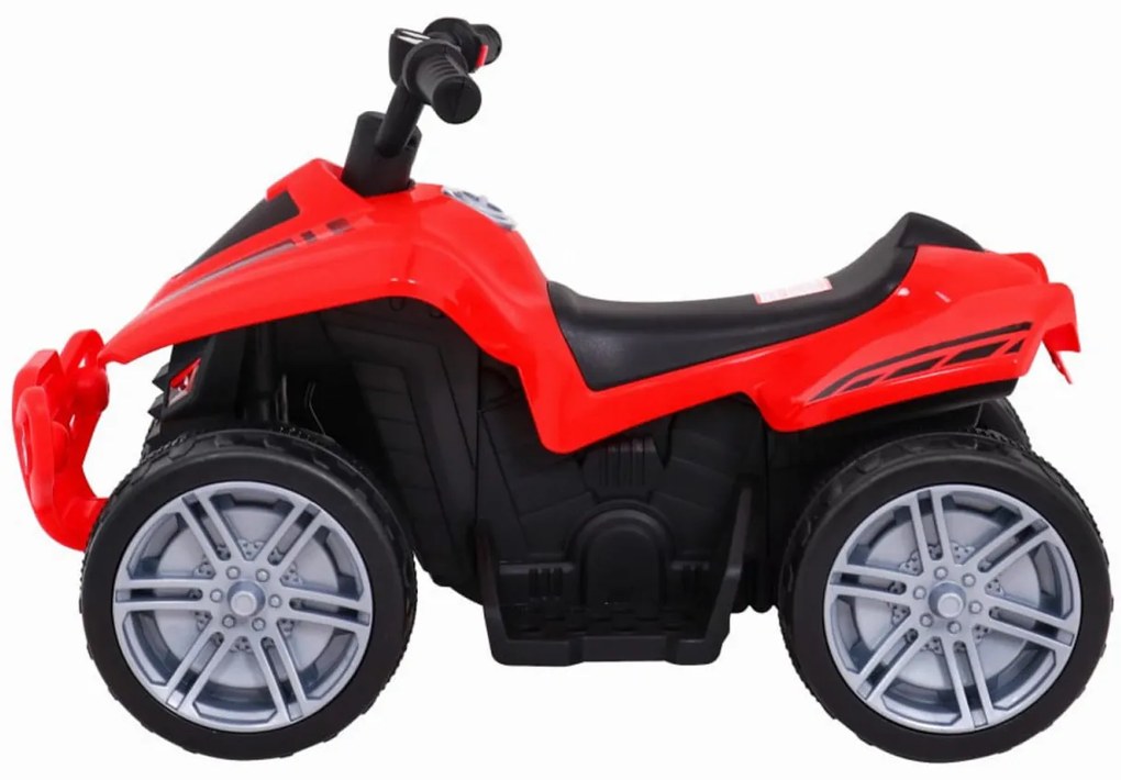 ATV Electric cu acumulator pentru copii NOVOKIDS™ Mini Monster , Lungime 70 cm, 3-6 ani , Max 30 kg , 6V, Rosu