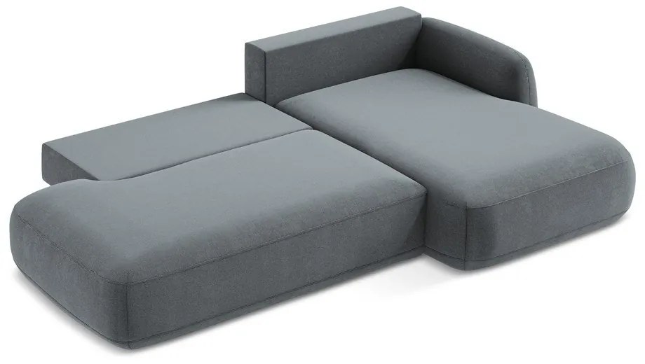 Colțar albastru prăfuit extensibil (cu colț pe partea dreaptă/cu șezlong) Hale – Makamii