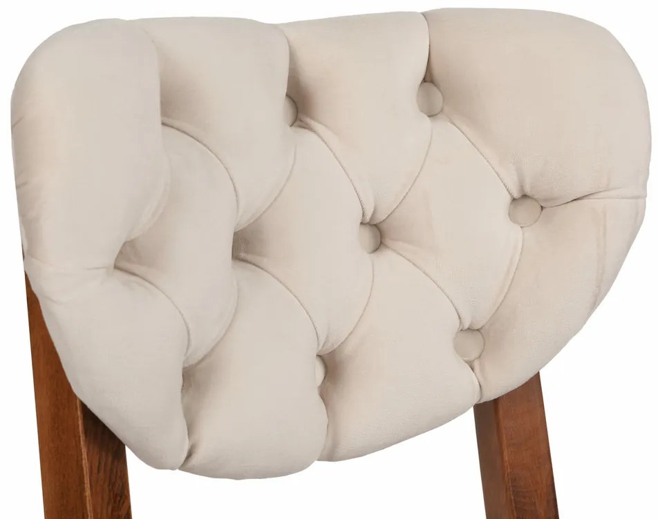 Set de scaune de sufragerie Elma Beige, 2 bucăți