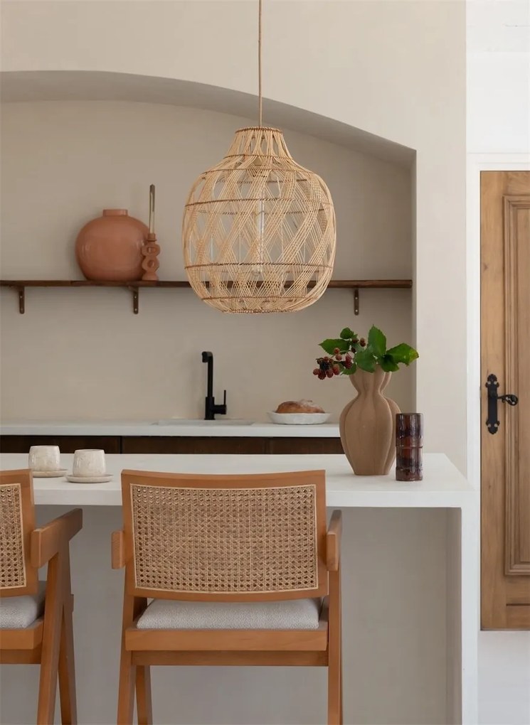 Lustra/Pendul Eco, Bambus, Mendoza natural, L