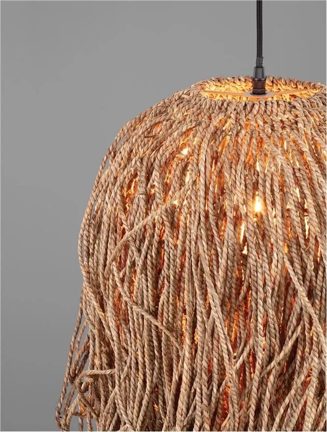 Lustra boho style design natural Hay
