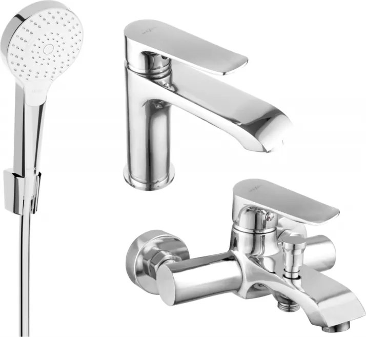 Mexen Pecos R05 set cadă, crom - 72703R05-00