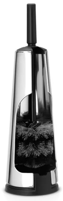 Perie pentru toaleta Brabantia ReNew 90300282, 42 cm, Design discret, Inox