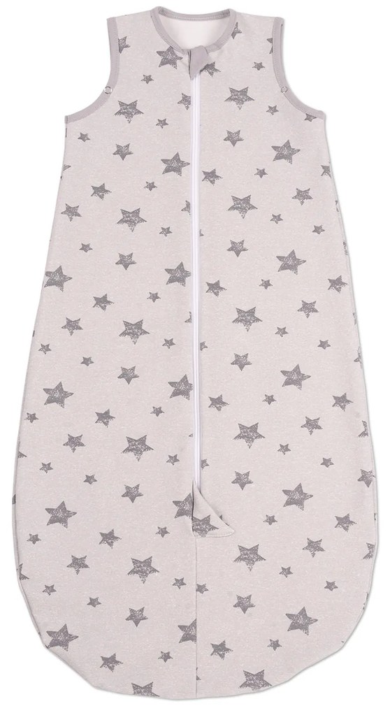 Sac de dormit copii ajustabil din material flausat 0-18 luni Kidizi Galaxy Grey, 1 tog