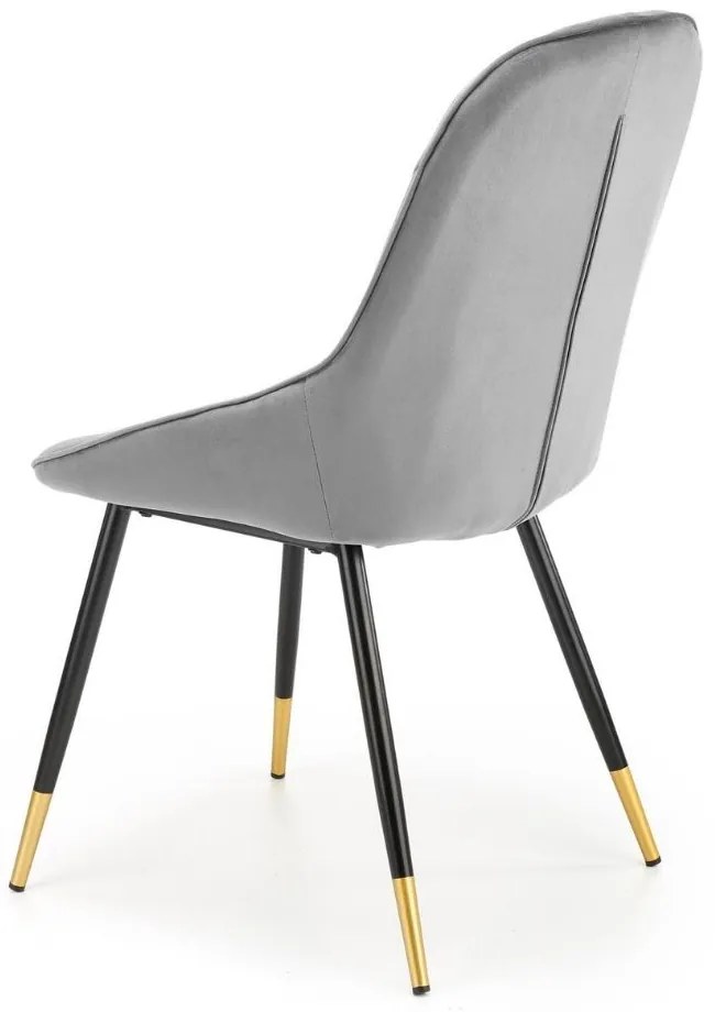 Scaun de bucaterie Beline, gri/negru