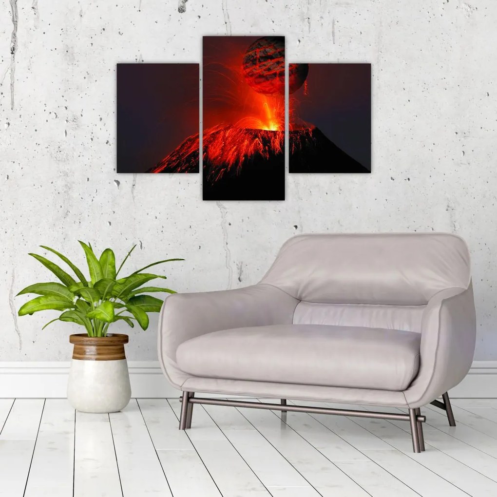Tablou cu vulcan (90x60 cm)