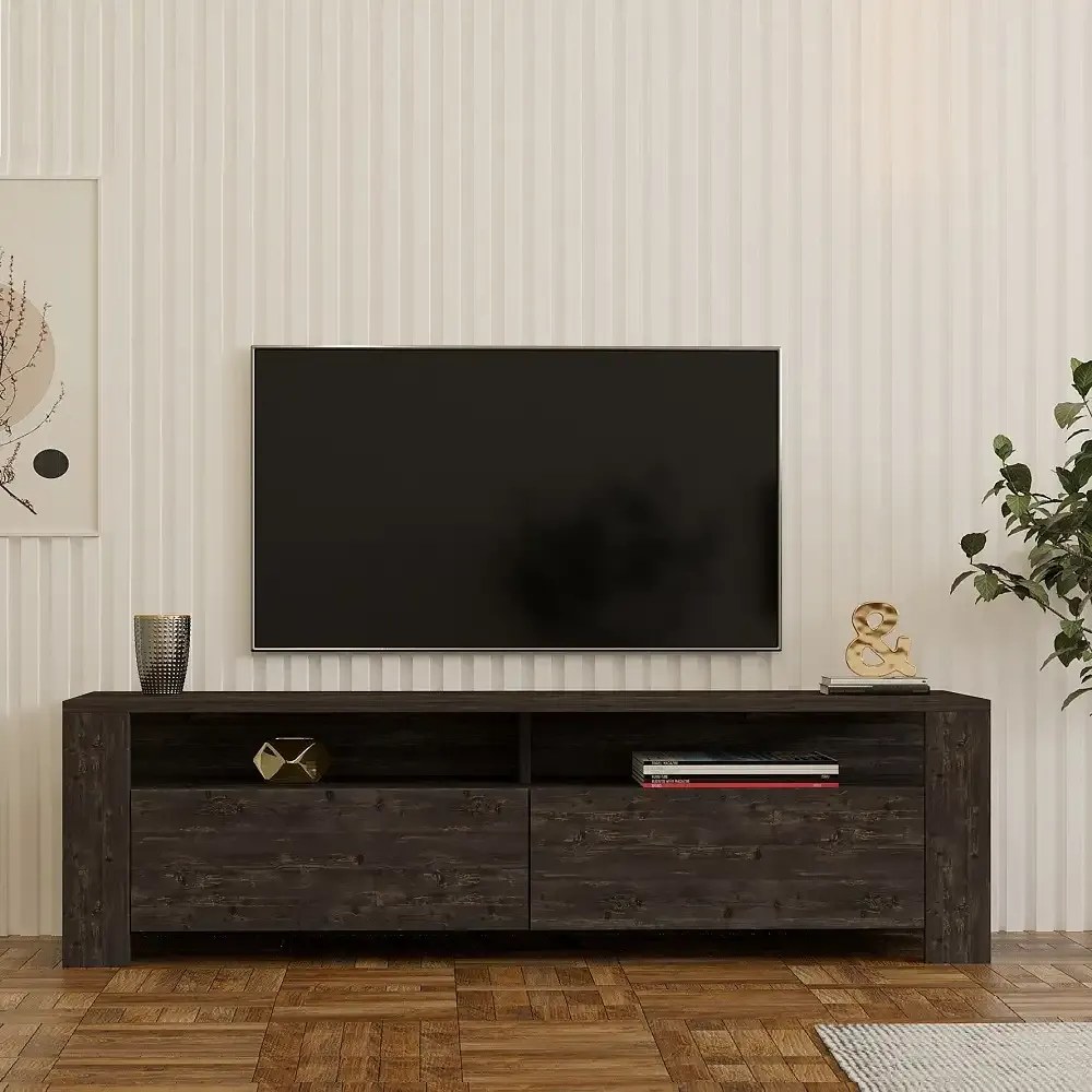 Comoda tv Combe culoare antracit 140 cm