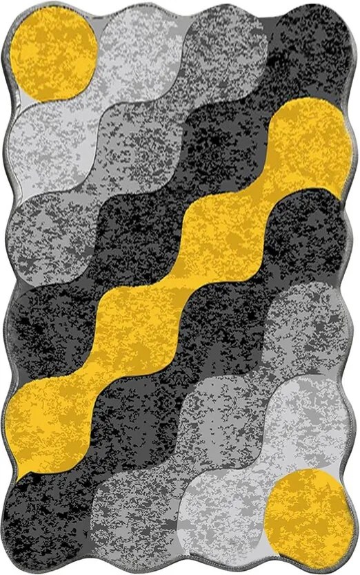 Covor, Circle Djt, 200x290 cm, Multicolor