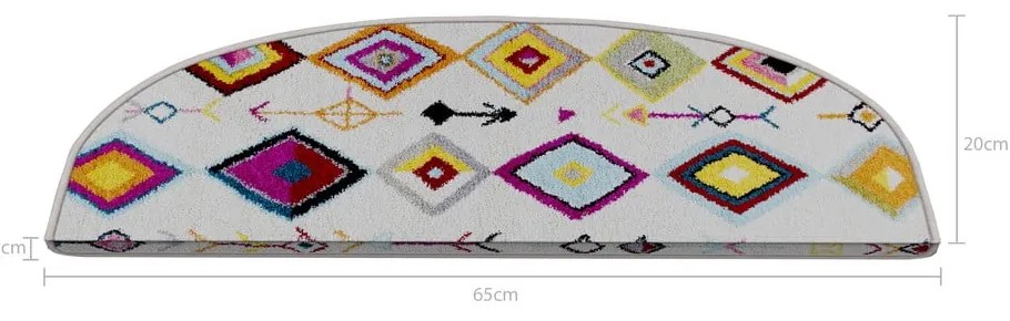 Covorașe pentru scări 16 buc. 20x65 cm Ethnic – Vitaus