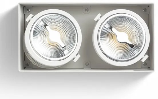 Spot LED JAMES 2xLED/15W/230V RED-Design Rendl-R13362