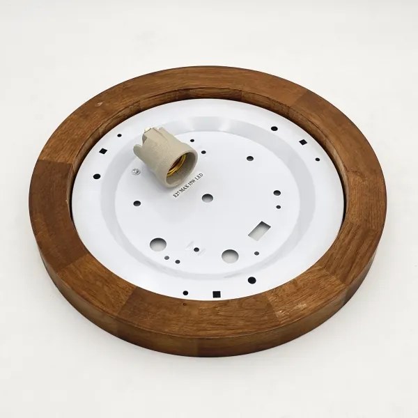 Plafonieră Brilagi BELLADONNA 1xE27/15W/230V d. 30 cm alb/stejar