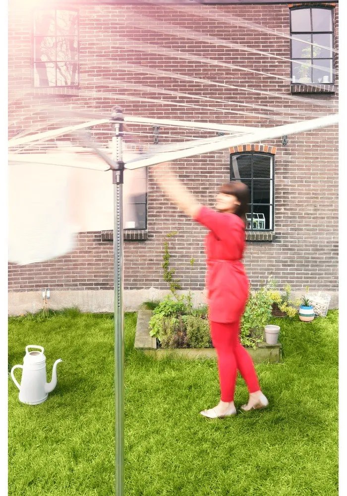 Uscător de rufe argintiu pentru grădină 40 m Topspinner – Brabantia