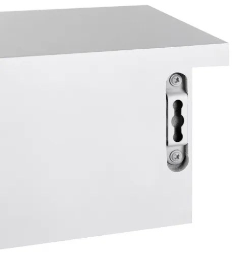 Raft de perete SHELFY cu compartimente, alb