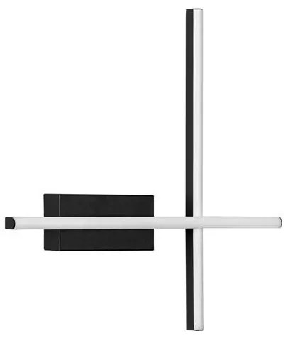 Aplica de perete LED design modern QUAM negru