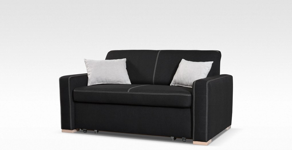 Canapea două locuri Pallie (negru). 1043270
