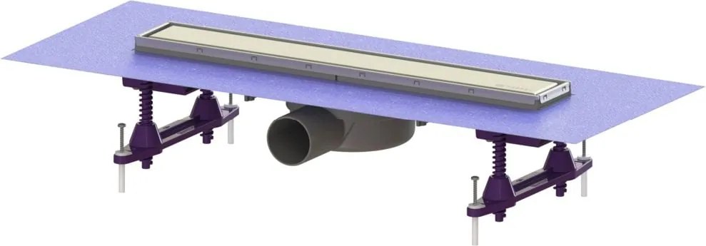 Kessel Linearis Compact rigolă duș 45 cm 45600.60FM