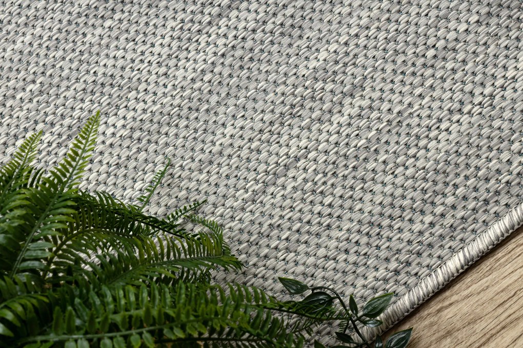 Covor, traversa SISAL SION A5165A Melanj țesute plate gri