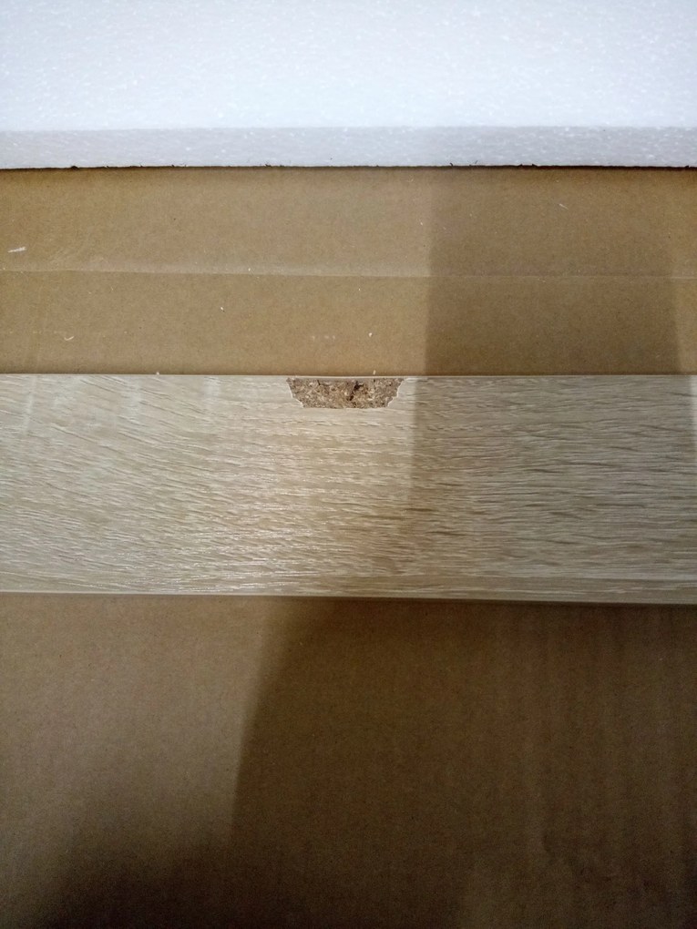 PROMOTIE Birou ZARIMO pliabil 80x40 cm, stejar sonoma II. calitate