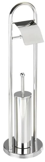 Set WC VASTO WENKO 16993100, 22 x 81 cm, inox/argintiu
