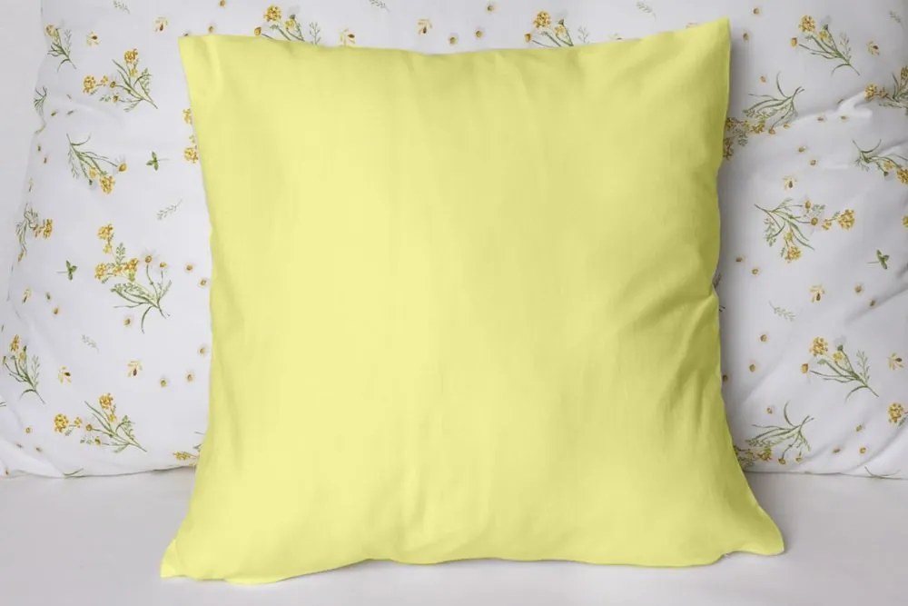 Husă de pernă uni din jerseu