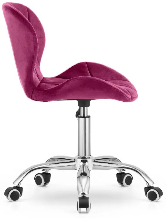 Scaun de birou AVOLA VELVET bordeaux