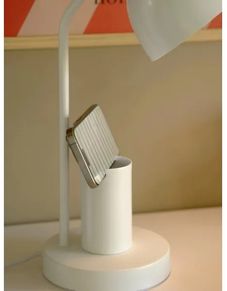 Nordlux - Lampă de masă DEVONE 1xE27/15W/230V, albă