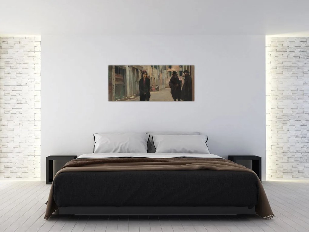 Tablou - John Singer Sargent, Street in Venice, reproducere (120x50 cm)