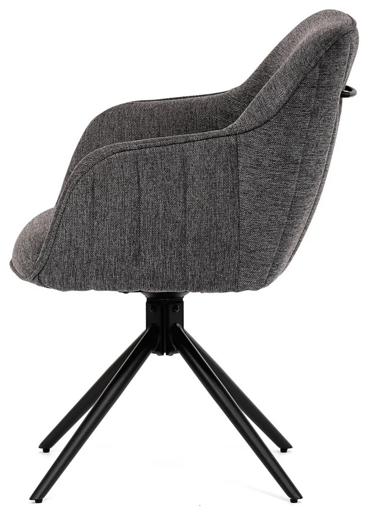 Set de scaune de sufragerie cu mecanism deîntoarcere HC-536 GREY2, 2 buc.