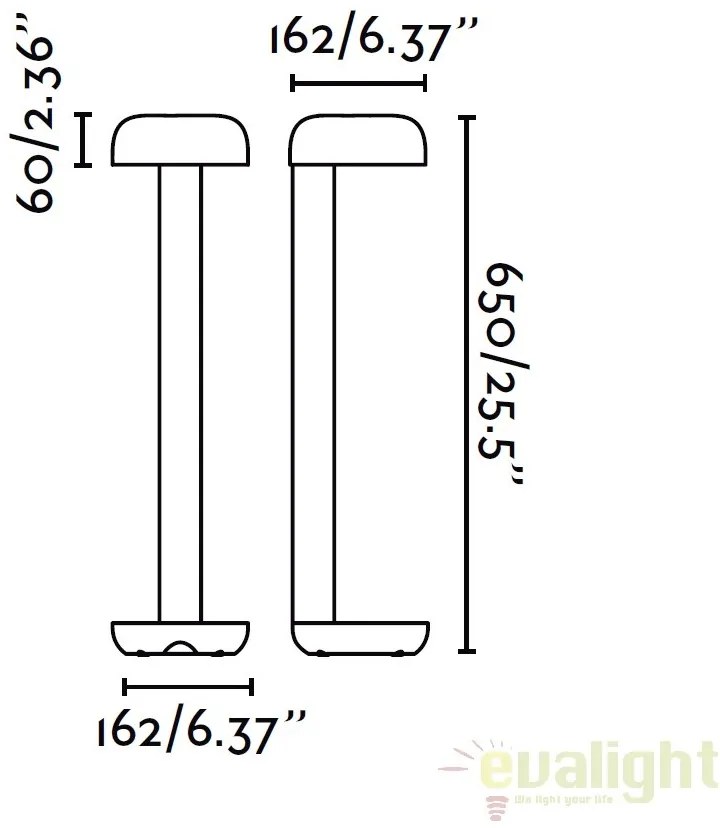 Stalp LED iluminat exterior design modern GROW L 71207