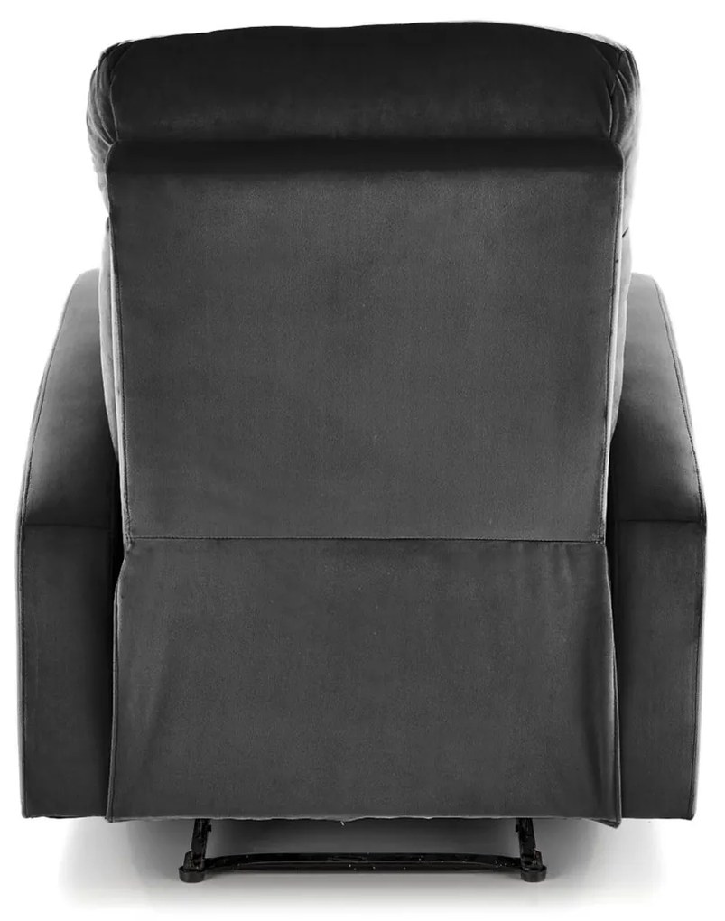 Fotoliu recliner Wonder negru H98 cm