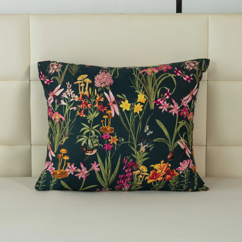 Fata de perna din microfibra MYSTIC GARDEN 70x90 cm verde inchis