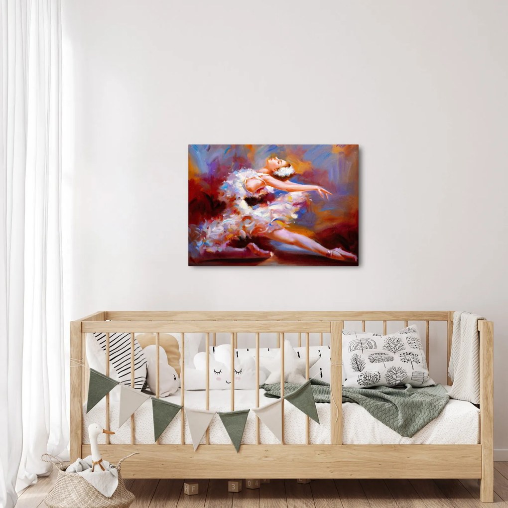 Tablou - Balerină,pictură (70x50 cm)