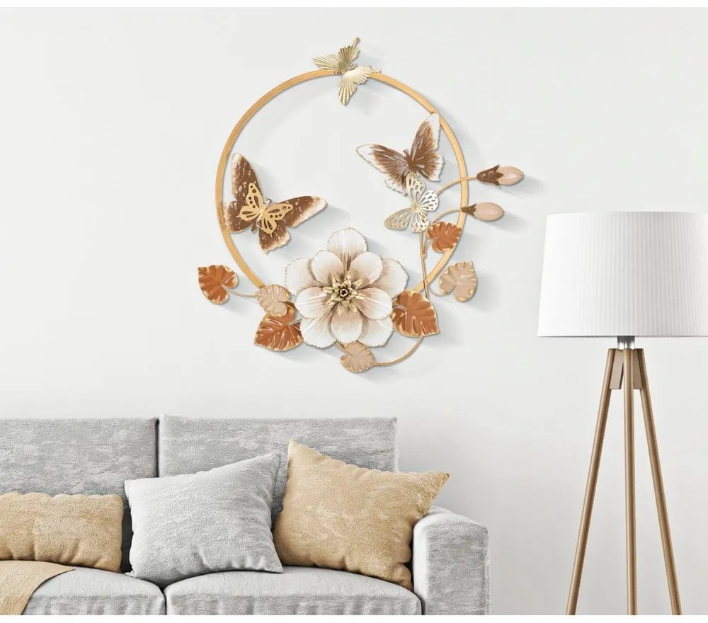 Decorațiune de perete din metal 58x63,5 cm Rouns – Mauro Ferretti