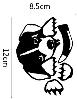 Sticker intrerupator Glow in the Dark Dog