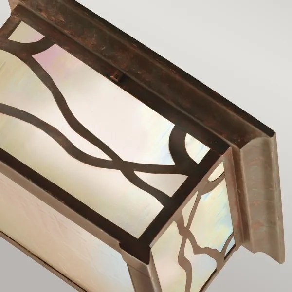 Quintiesse QN-MORRIS-F - Plafonieră de exterior MORRIS 2xE27/60W/230V IP44 bronz