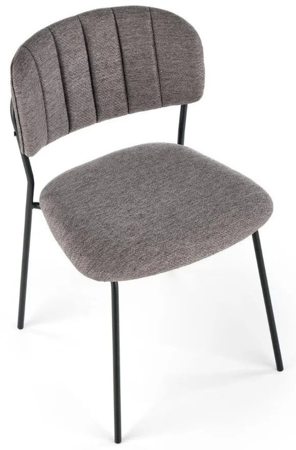 Scaun de bucaterie Zalar, gri/negru