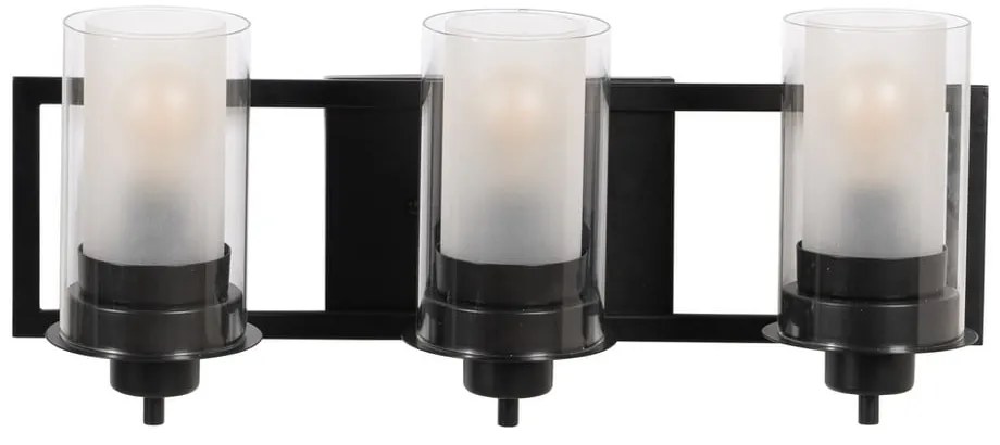 Aplică de perete neagră-albă – Ixia