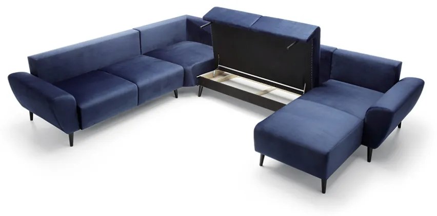 Supermobel Colțar extensibil in forma de U BOSCO, 262x172x98, in forma de U BOSCA, 270x340x98, monilith 37, colţ stânga