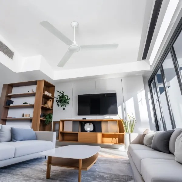 ZEVENTI - Ventilator de tavan TOFINO alb