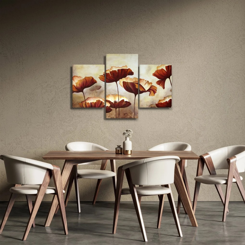 Tablou flori roșii (90x60 cm)