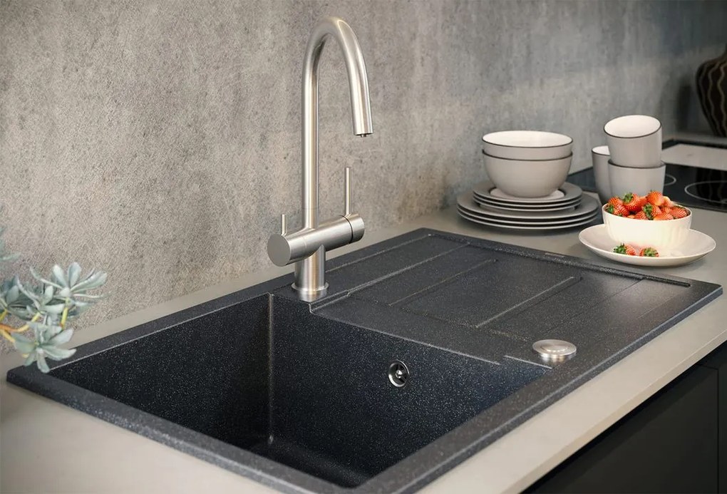 Baterie de bucatarie REA Caren crom periat