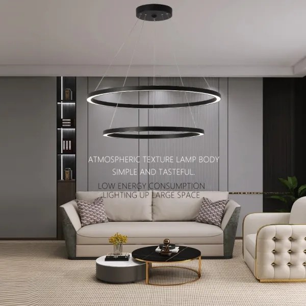 Immax NEO 07158-B80-60 - Lampă LED dimabilă FINO LED/93W/230V Tuya negru + DO