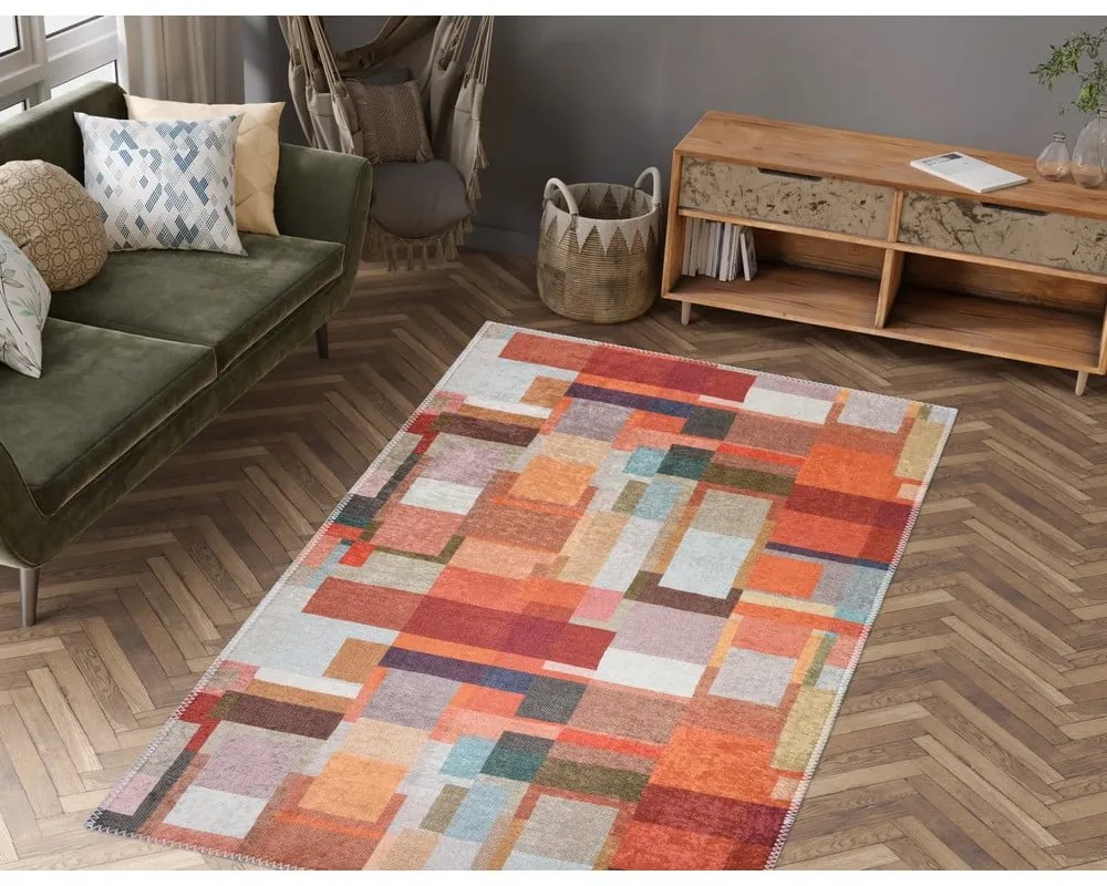 Covor lavabil 80x150 cm Blocks of Fun – Vitaus