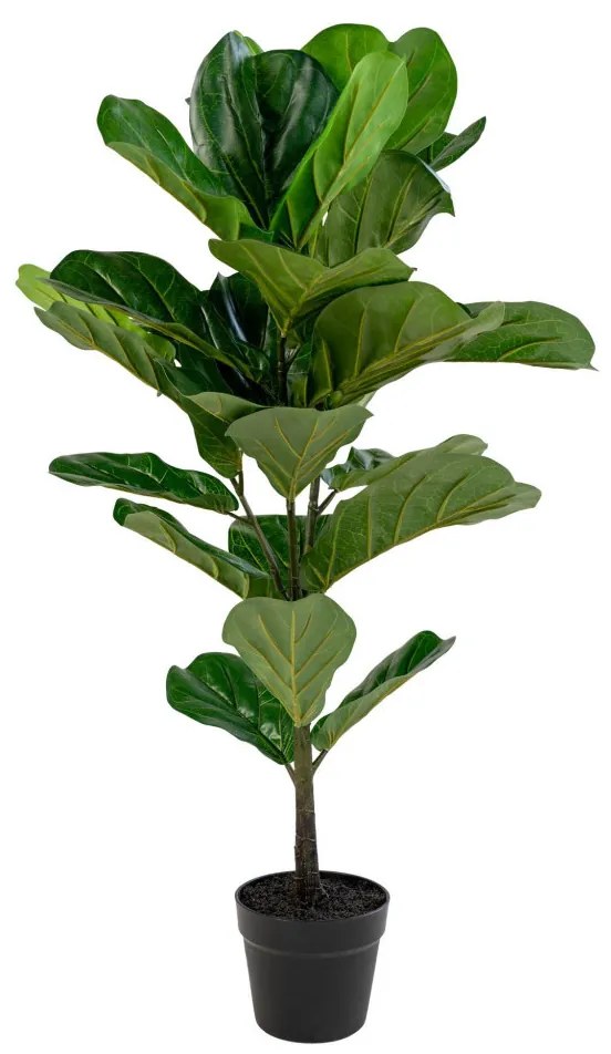 Ficus copac plantă artificială, verde 100 cm