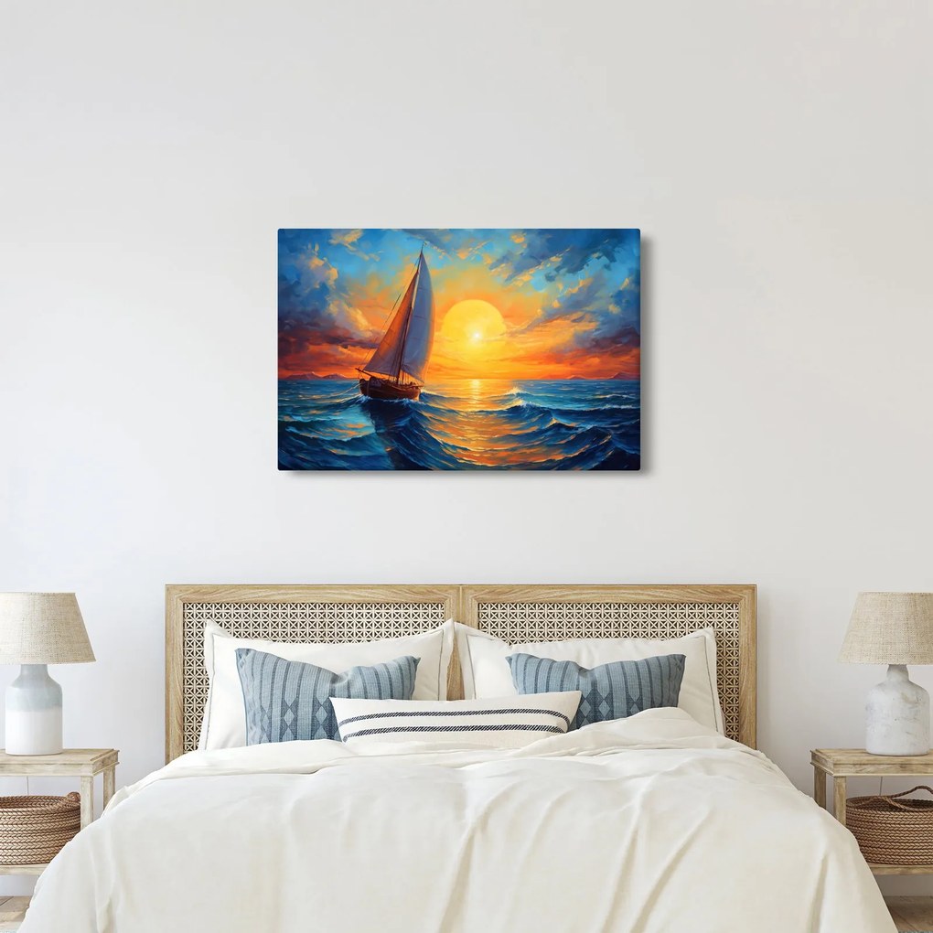 Tablou - Sailboats (90x60 cm)
