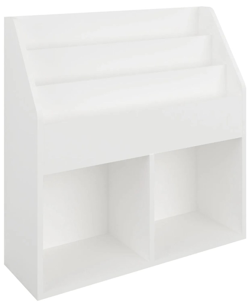 Raft reviste Lugo, Alb, 72 x 31 x 79 cm