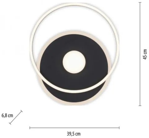 Plafonieră LED dimabilă JUST LIGHT. 15046-18 DOMINO LED/26,5W/230V