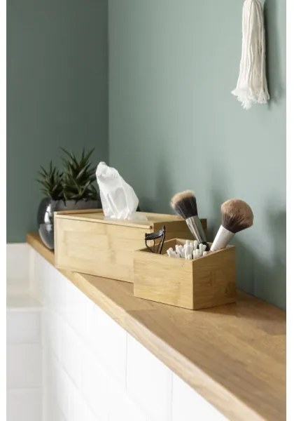 WENKO 23925100 - Dispenser pentru șervețele TERRA 25x13 cm maro